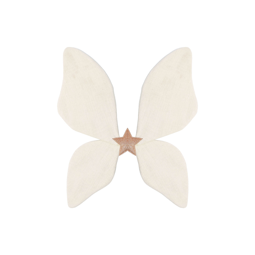 Vintage muslin fairy wings Darcy | meringue