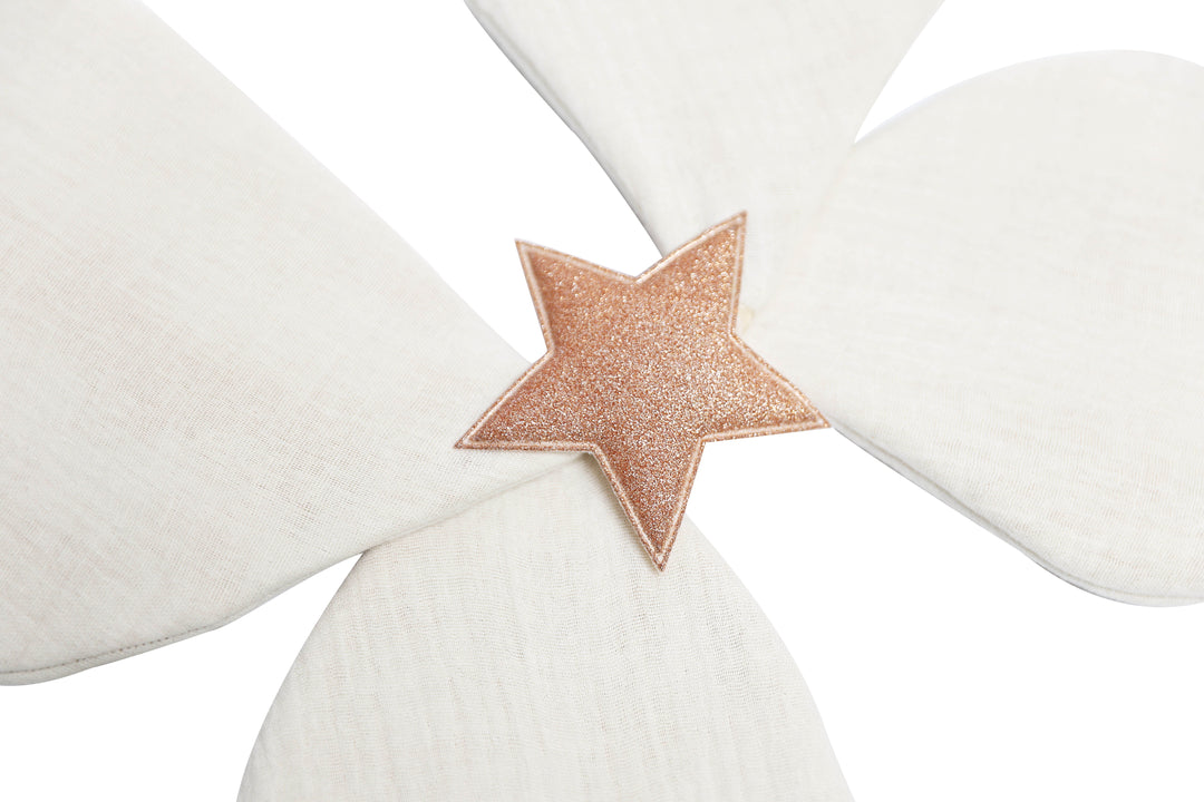 Vintage muslin fairy wings Darcy | meringue