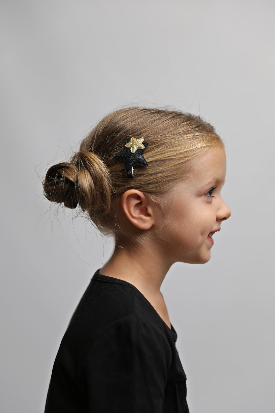 Double Star Clip Set Amira | Black Snake/Goldrush