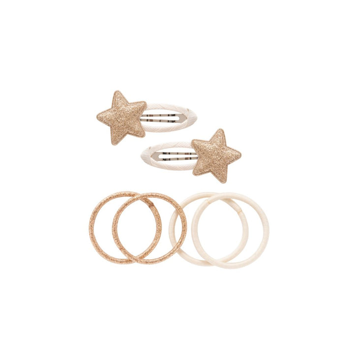Clip and hair tie set solo star | sunkissed