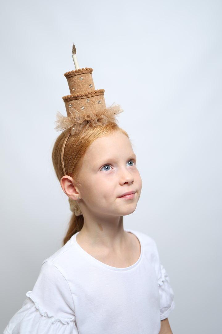 Birthday cake hairband Petit Four | chocolat