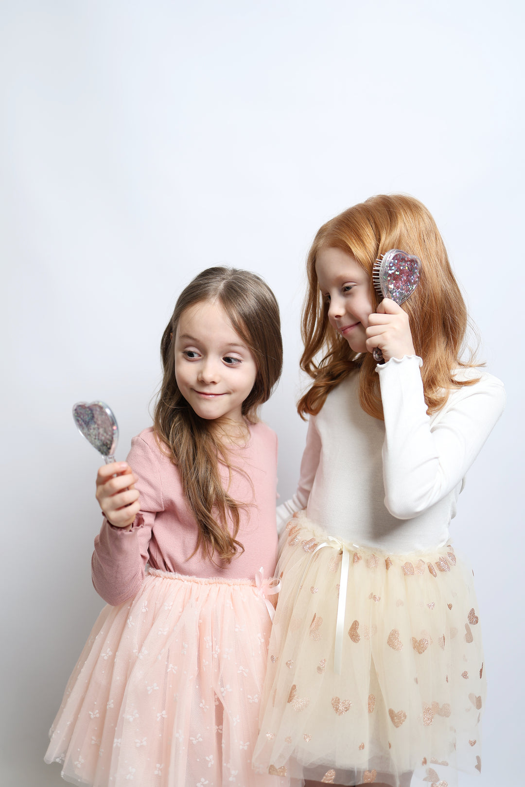 Heart hairbrush with glitter | Candy Sparkle