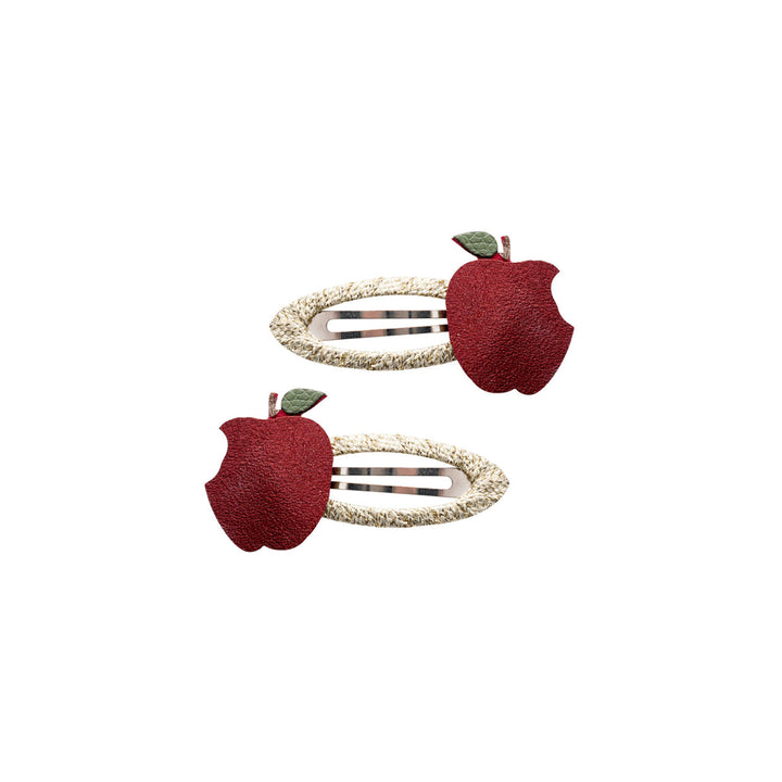 Apfel Haarklammer Set | Pomegranate