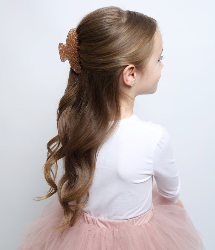 Classic hair clip | Dazzling Gold