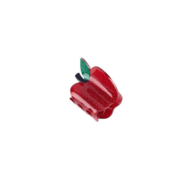 Glitzer Apfel Haarspange | Ruby Glow