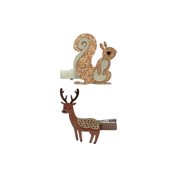 Forest Friends Clip Set | Chestnut
