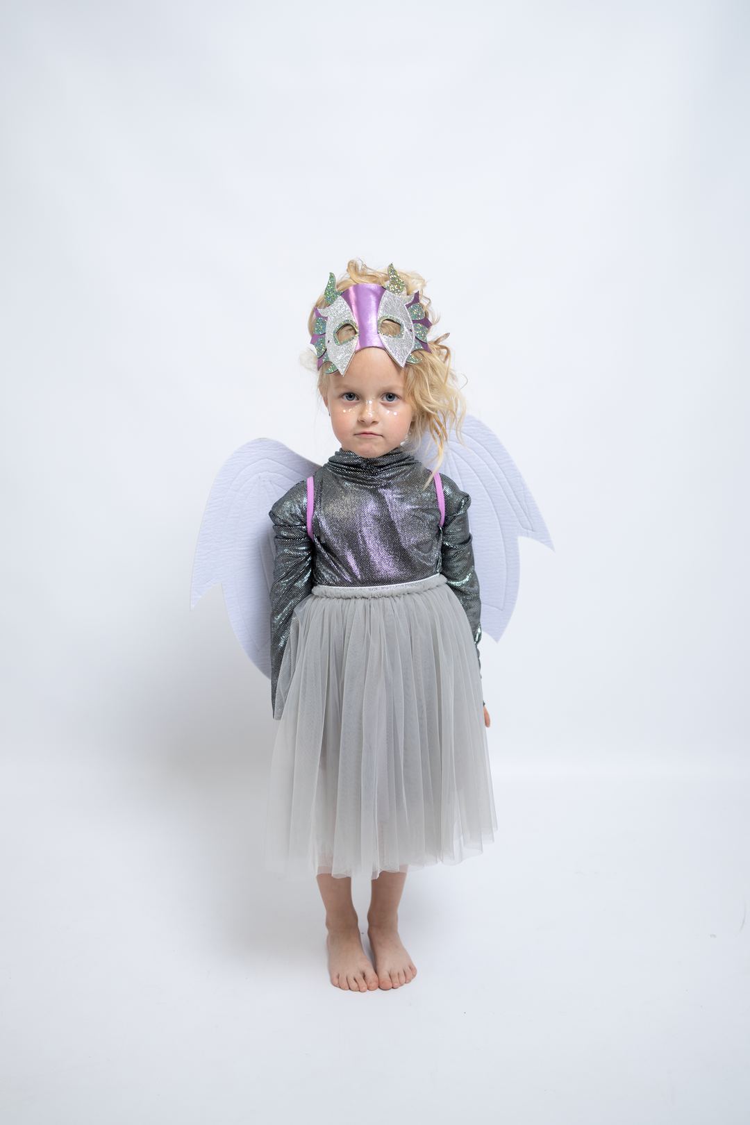 Zafira dragon mask | hologlitter