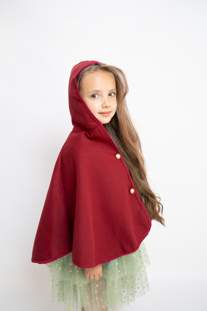 Santa's little helper cape | Bordeaux
