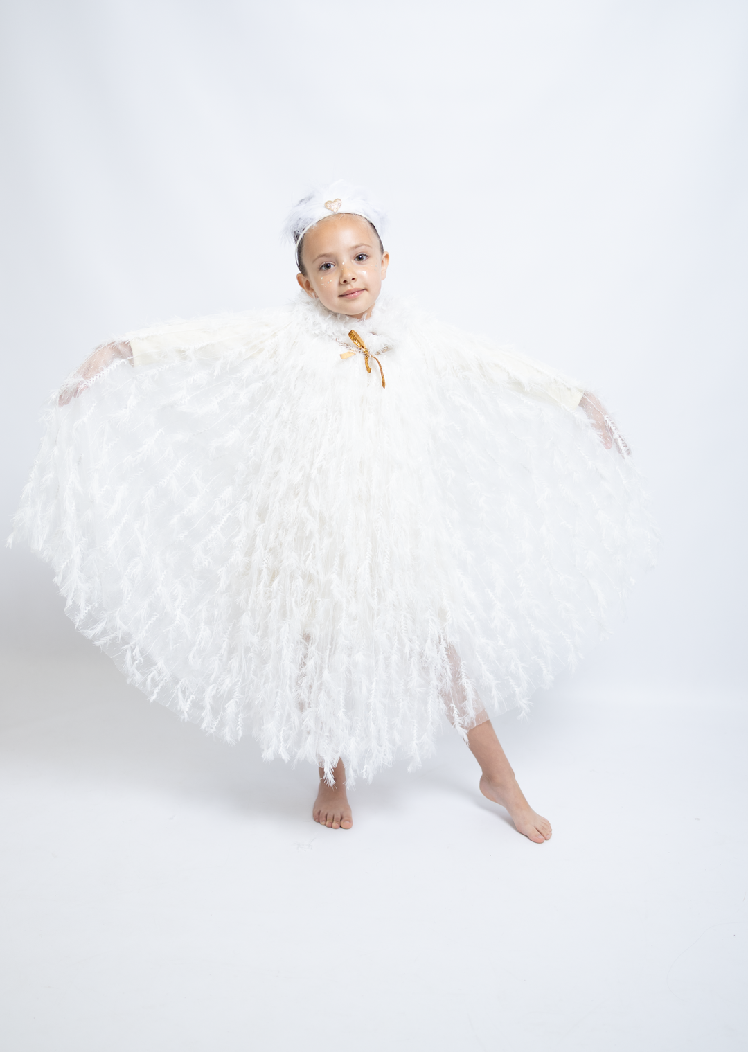 Winter waltz swan headband | snow