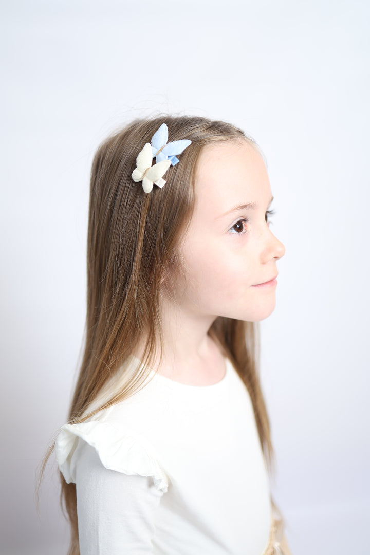Butterfly clip set Emilie | crepe
